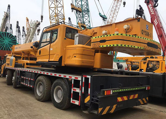 XCMG QY50K Used Truck Mounted Crane with 55000kg Rated Loading Capacity