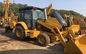 Yellow Used Cat 420f Backhoe Loader / Skid Steer Loader High Working Ability